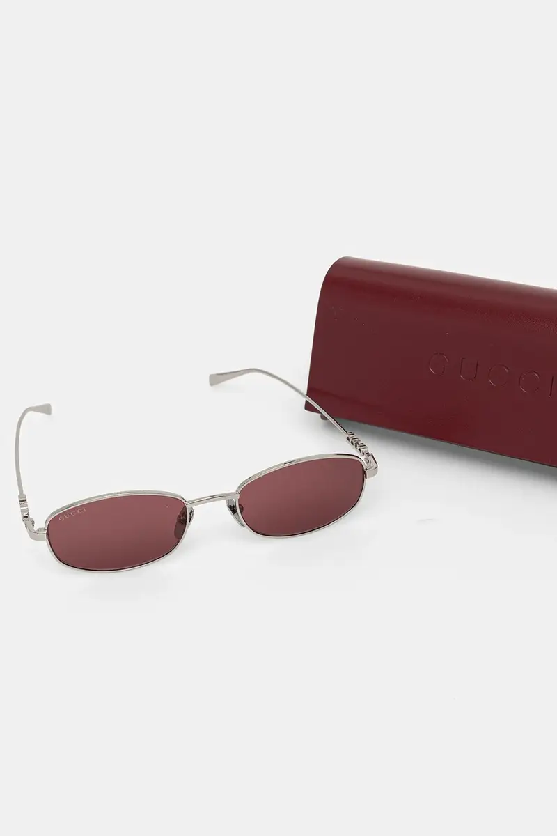 Gucci Occhiali da sole Uomo Argento 3764550 miniatura 4