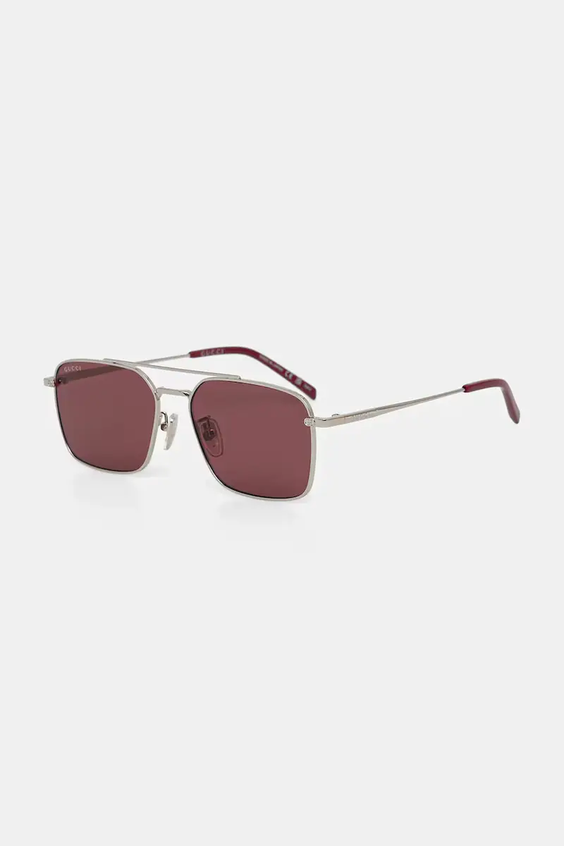 Gucci Occhiali da sole Uomo Argento 3764542 miniatura 2