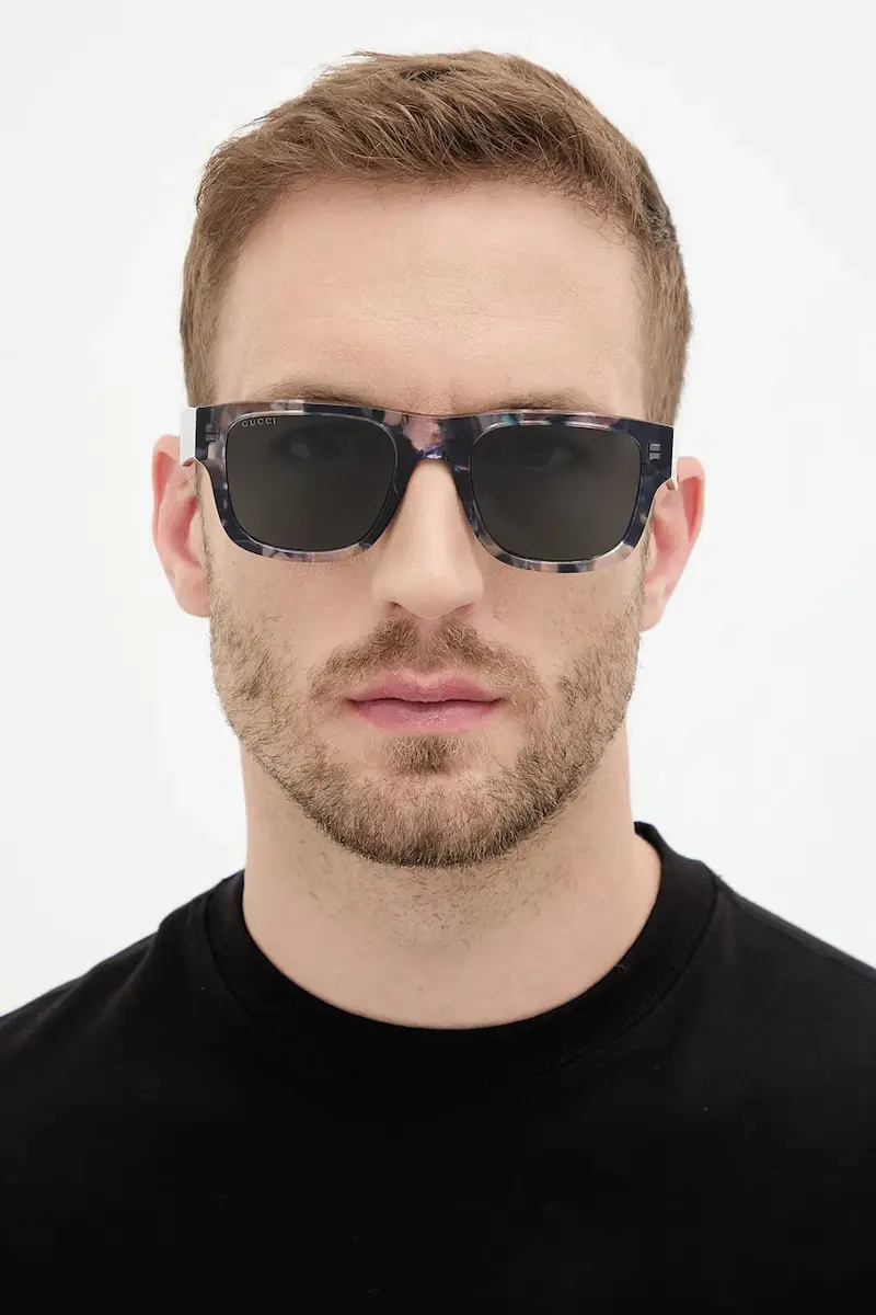 Gucci Occhiali da sole Uomo Blu 3767936 miniatura 5