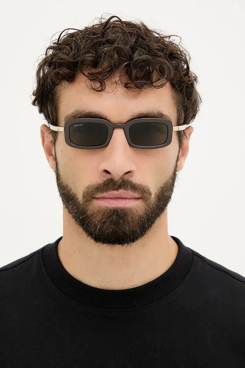 Gucci Occhiali da sole Uomo Marrone 3772124 miniatura 5