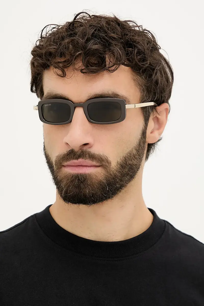 Gucci Occhiali da sole Uomo Marrone 3772124