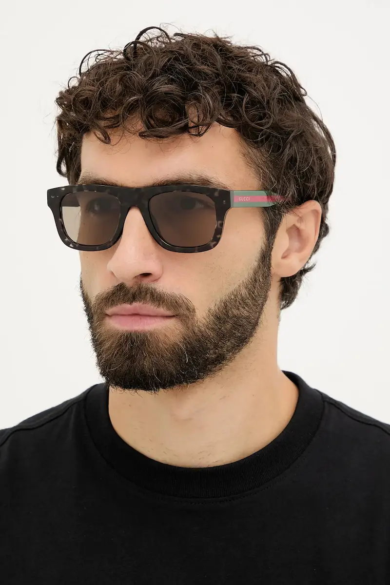 Gucci Occhiali da sole Uomo Marrone 3772064