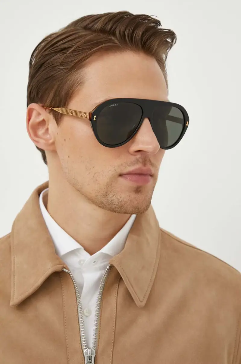 Gucci Occhiali da sole Uomo Nero 3262106