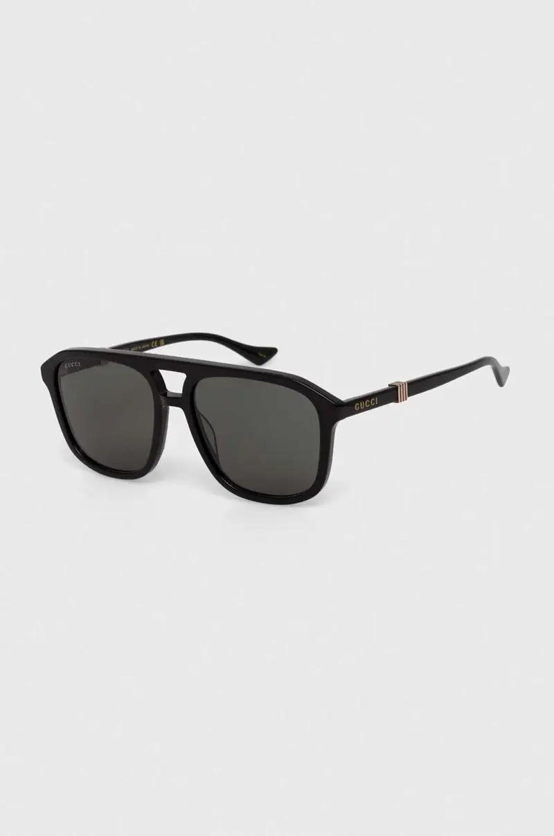 Gucci Occhiali da sole Uomo Nero 3262121 miniatura 2