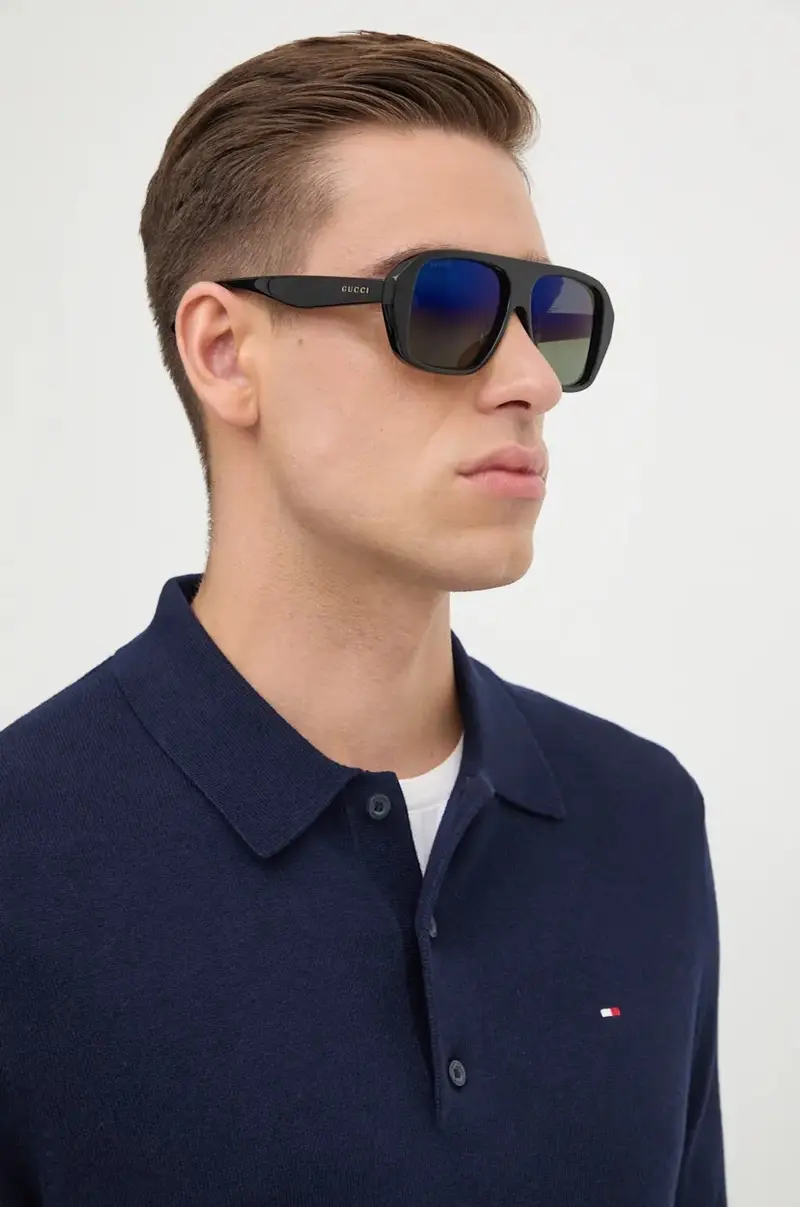 Gucci Occhiali da sole Uomo Nero 2231958