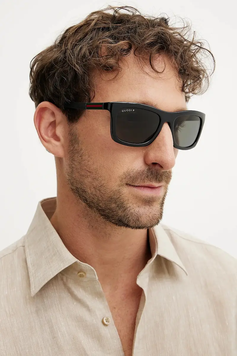 Gucci Occhiali da sole Uomo Nero 2232519