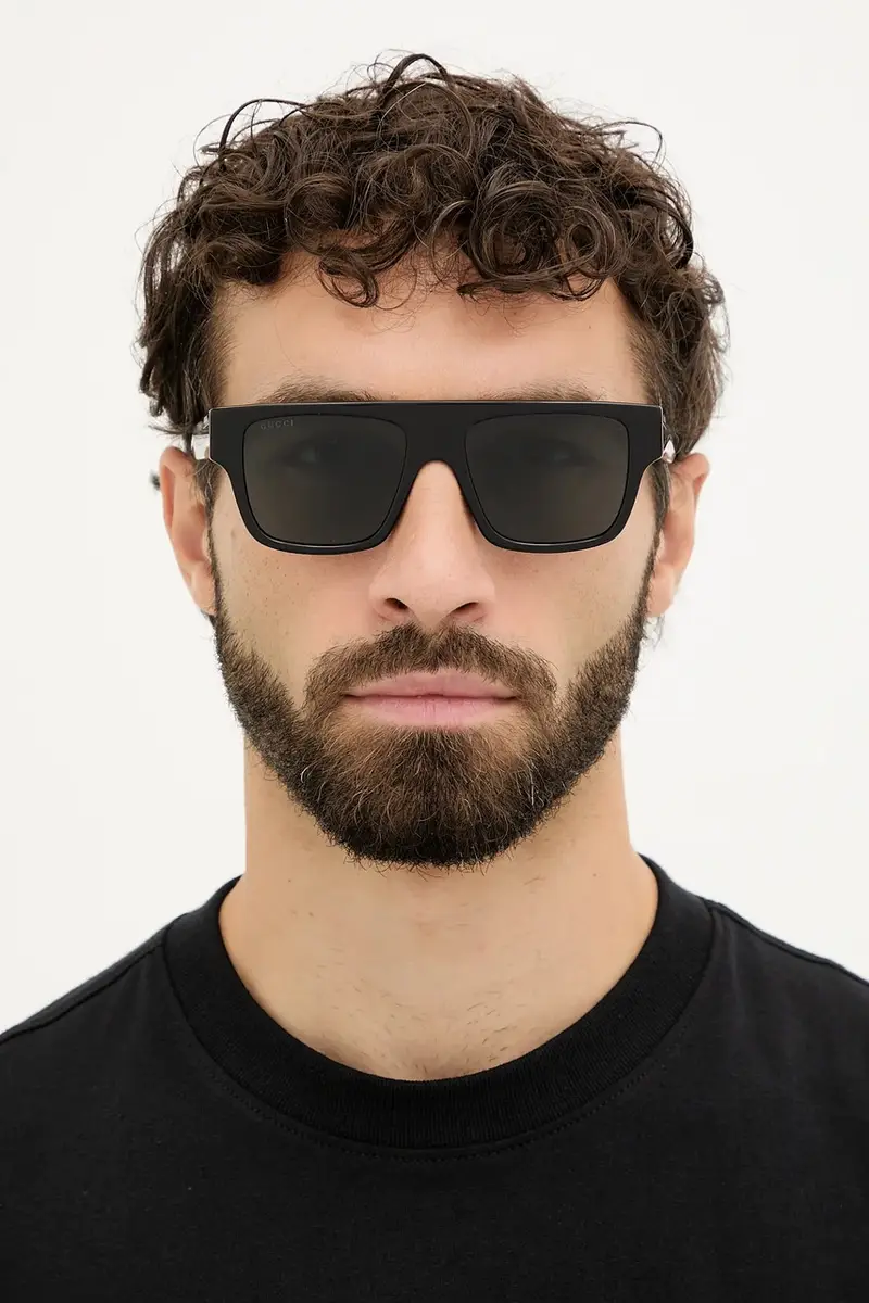 Gucci Occhiali da sole Uomo Nero 3776824 miniatura 5