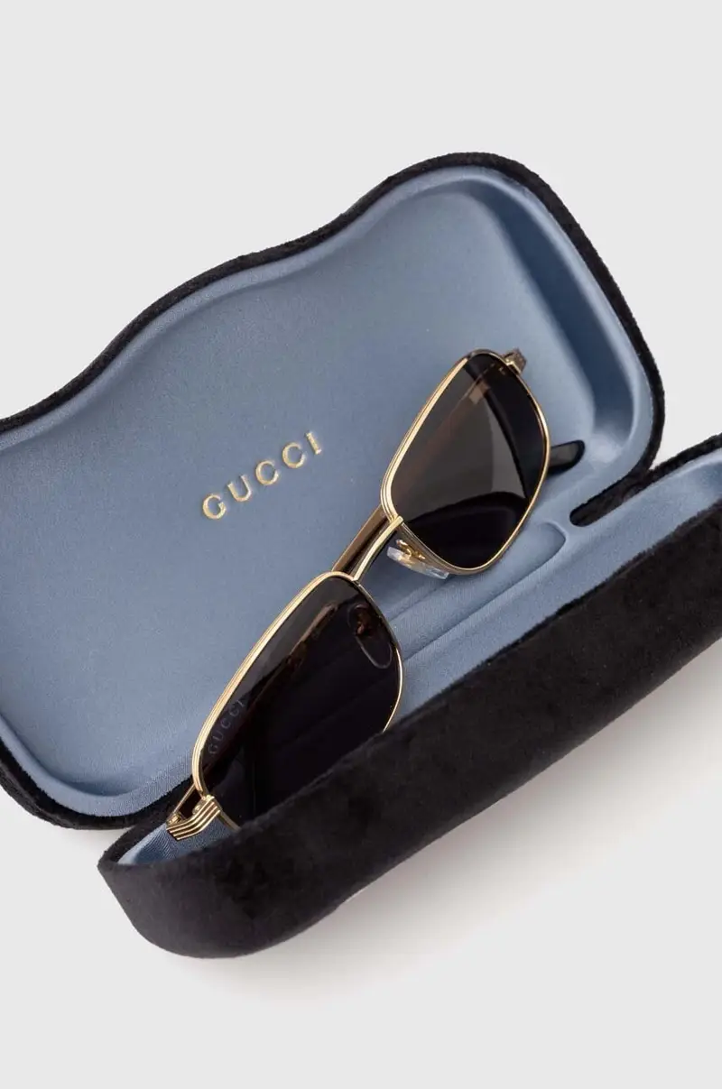 Gucci Occhiali da sole Uomo Oro 3659800 miniatura 5