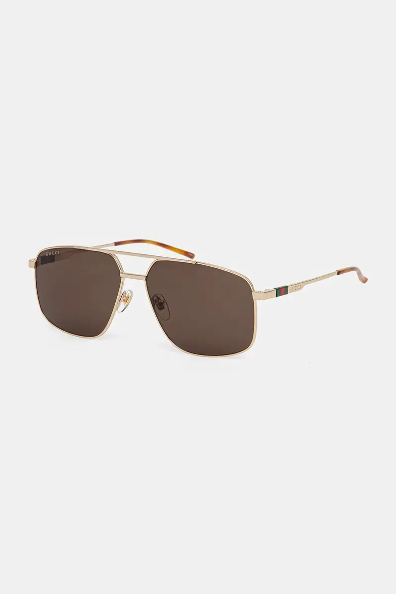 Gucci Occhiali da sole Uomo Oro 3276207 miniatura 2