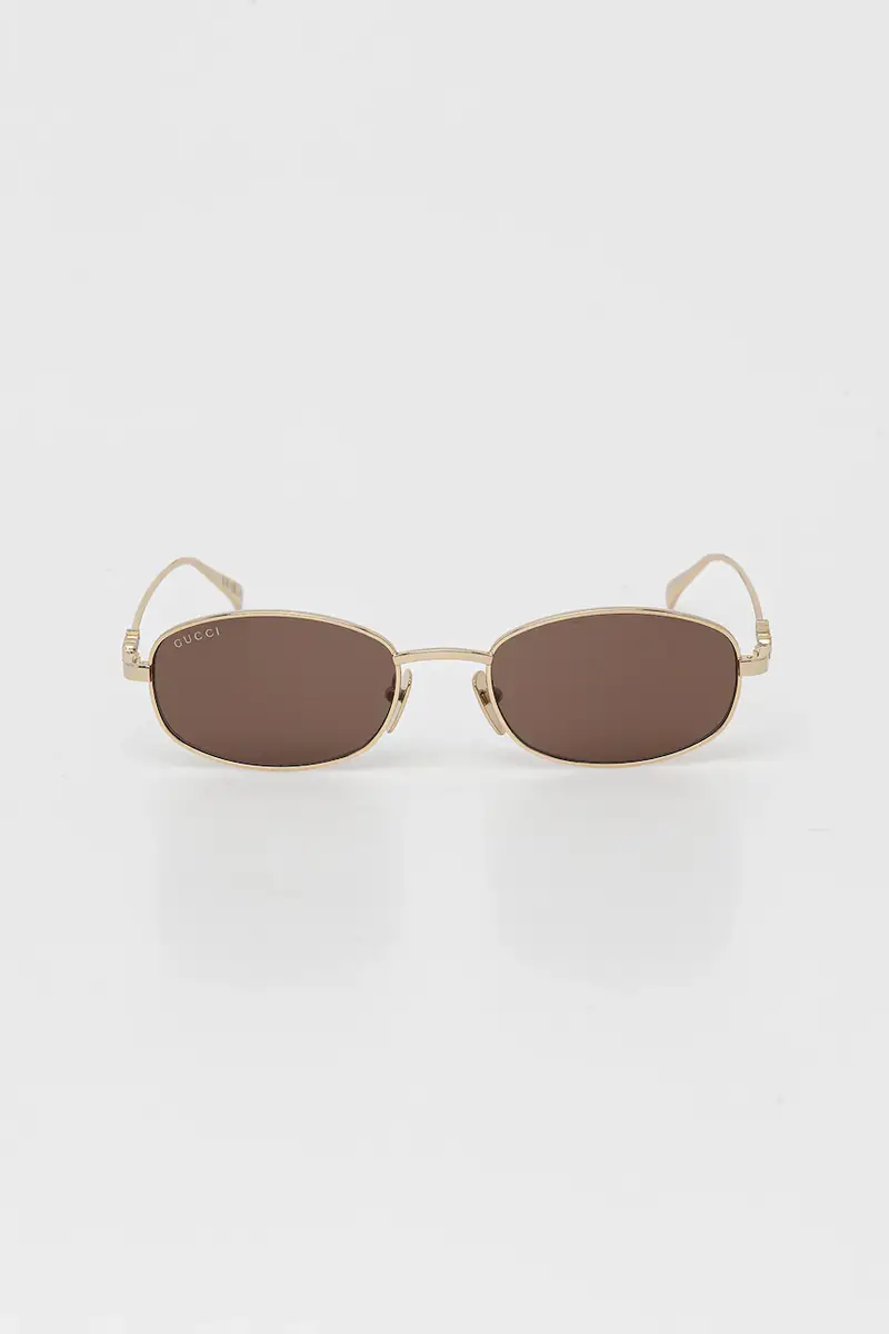 Gucci Occhiali da sole Uomo Oro 3779010 miniatura 3