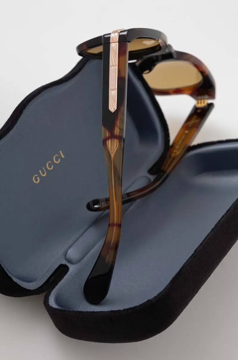 Gucci Occhiali da sole Uomo Verde 3277057 miniatura 4