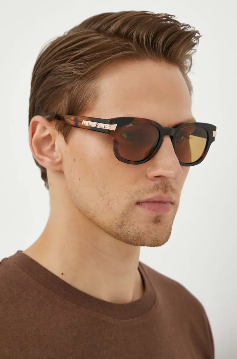 Gucci Occhiali da sole Uomo Verde 3277057