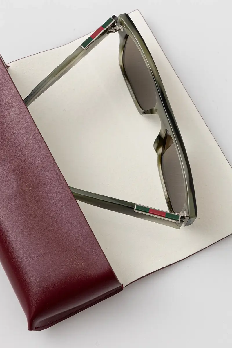 Gucci Occhiali da sole Uomo Verde 3781260 miniatura 4