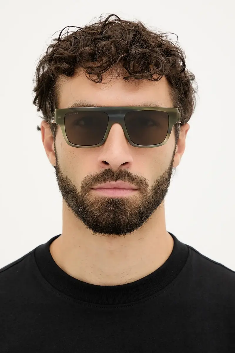 Gucci Occhiali da sole Uomo Verde 3781260 miniatura 5