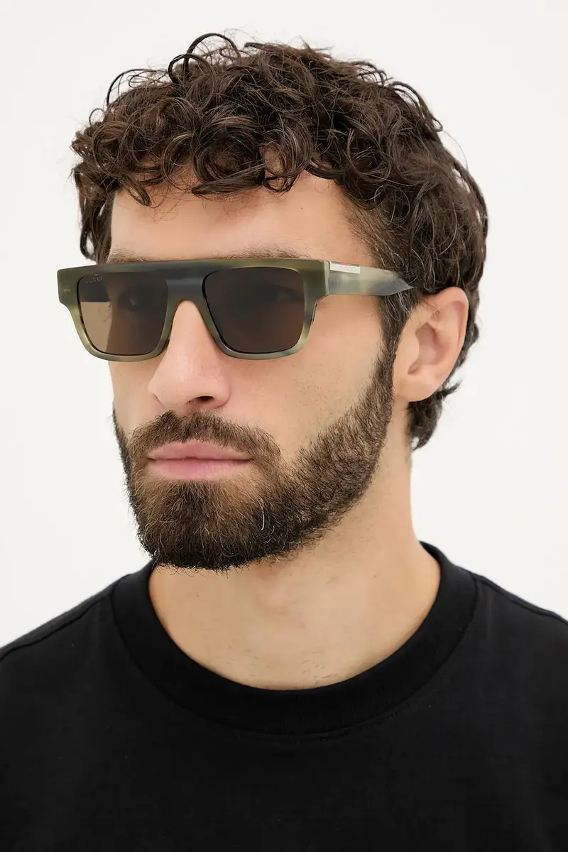 Gucci Occhiali da sole Uomo Verde 3781260