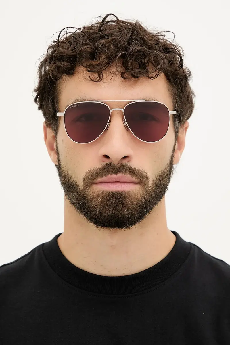 Gucci Occhiali da vista Uomo Argento 3764548 miniatura 5