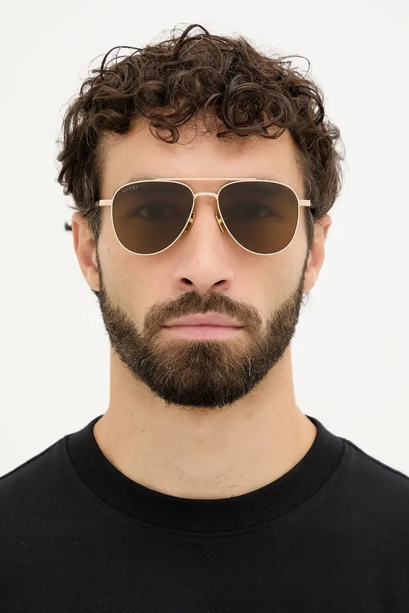 Gucci Occhiali da vista Uomo Oro 3779002 miniatura 5