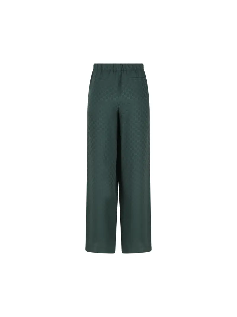 Pantalone Da Jogging In Seta VERDE miniatura 2
