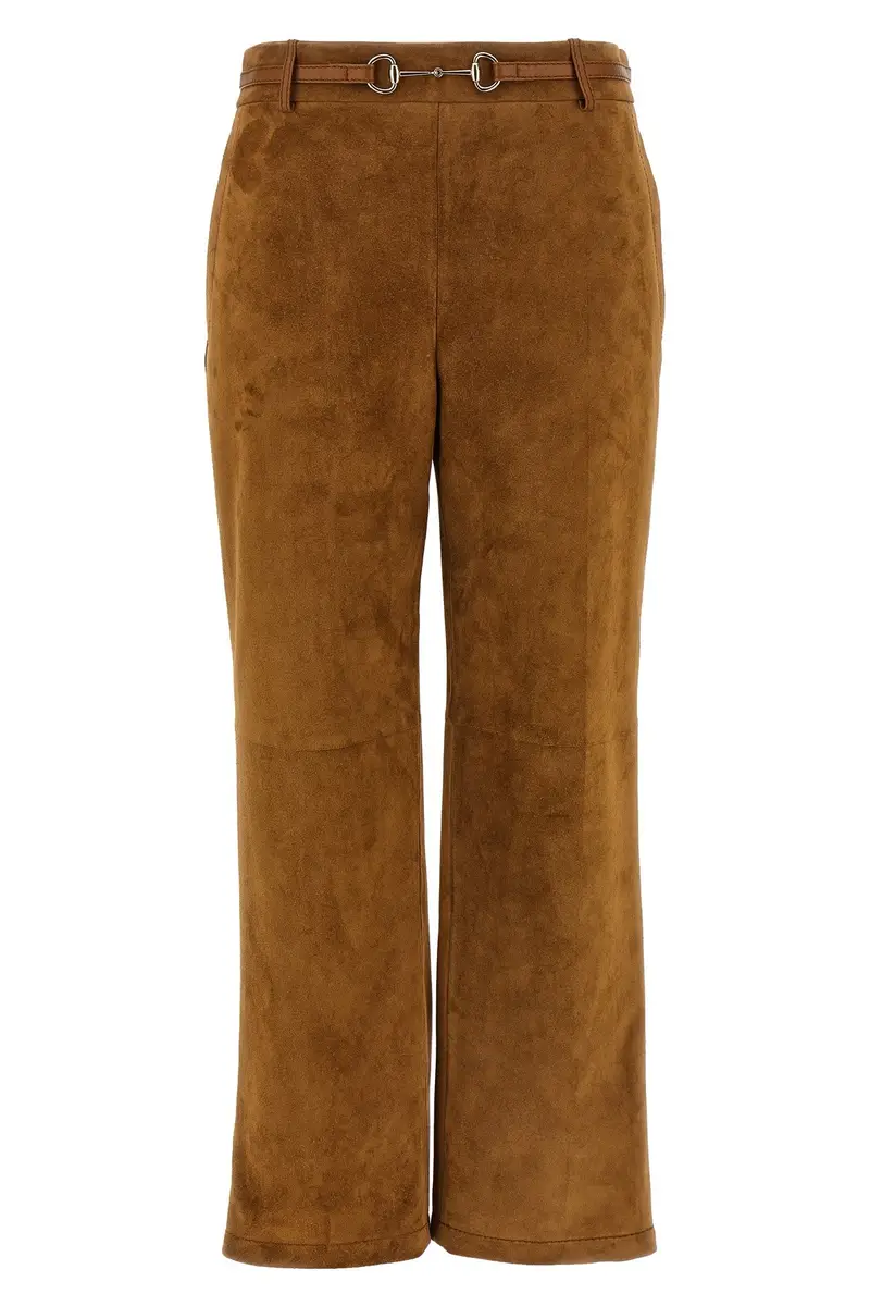 Pantalone Suede Marrone