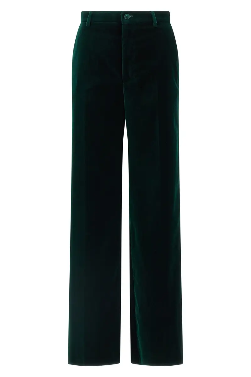 Pantalone Velluto Verde