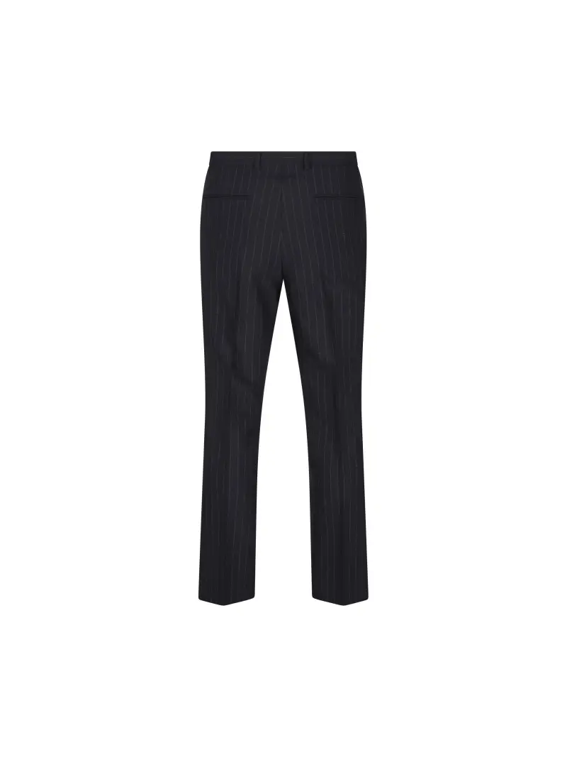 Pantaloni In Lana BLU miniatura 2