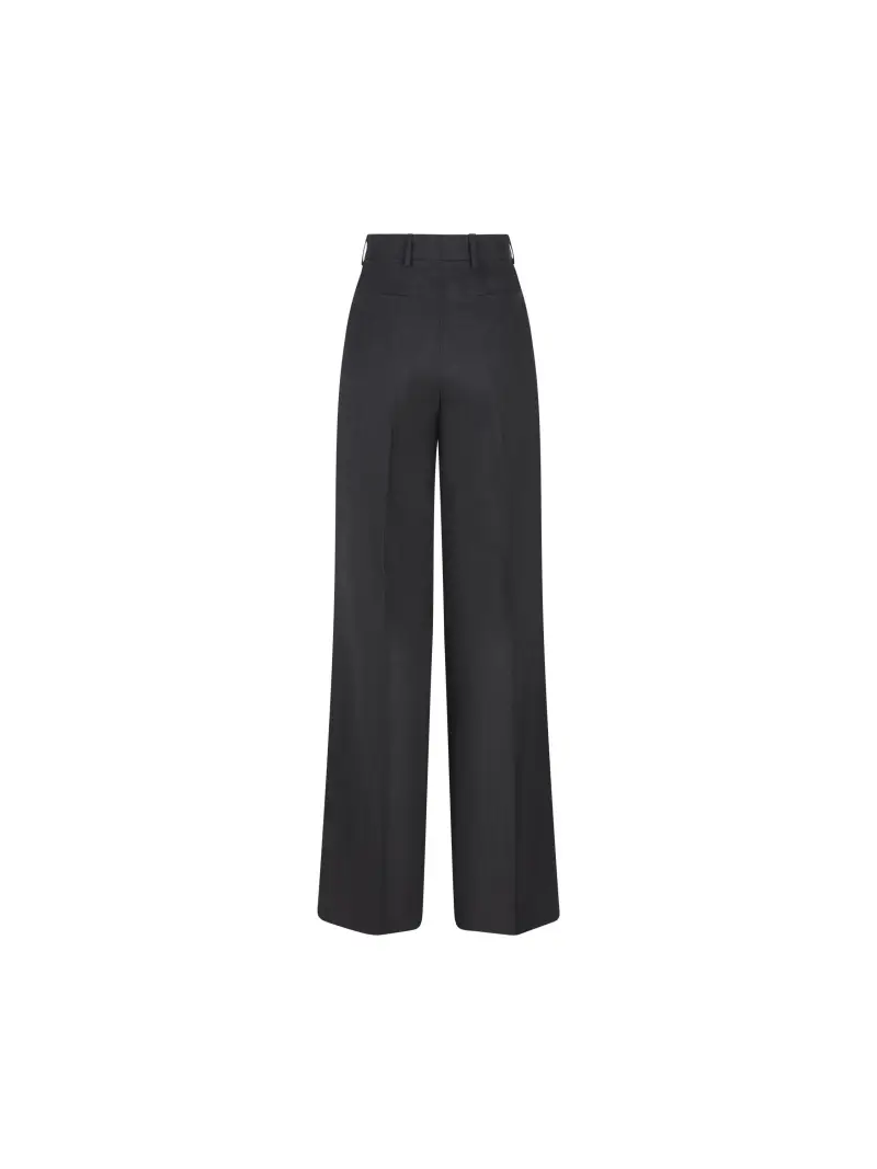 Pantaloni In Lana GRIGIO miniatura 2