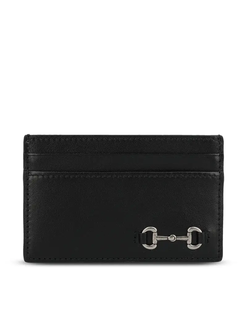 Portacarte Con Morsetto NERO