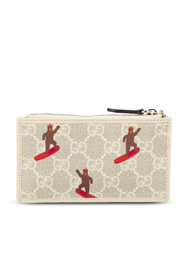 Portachiavi GG stampato BEIGE miniatura 2