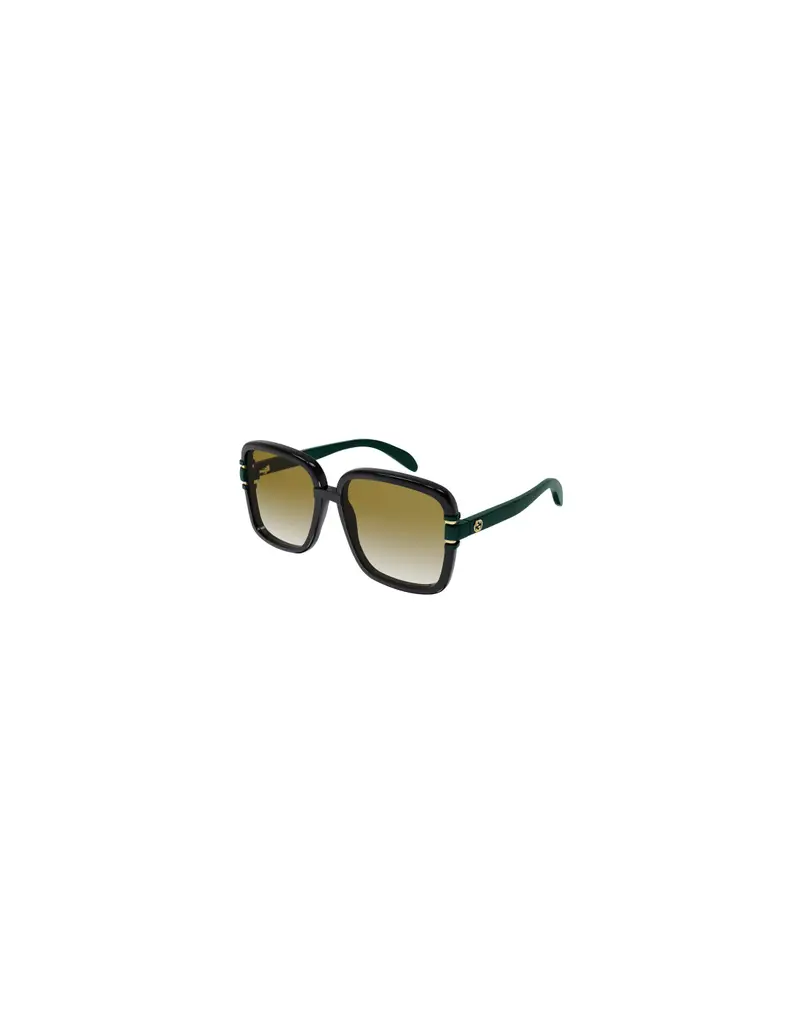 Saldi Occhiali da sole GUCCI GG1066S 003 Black Green/Brown 59