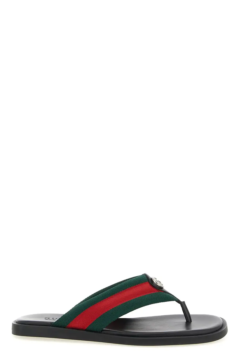 Sandalo Incrocio Gg Multi