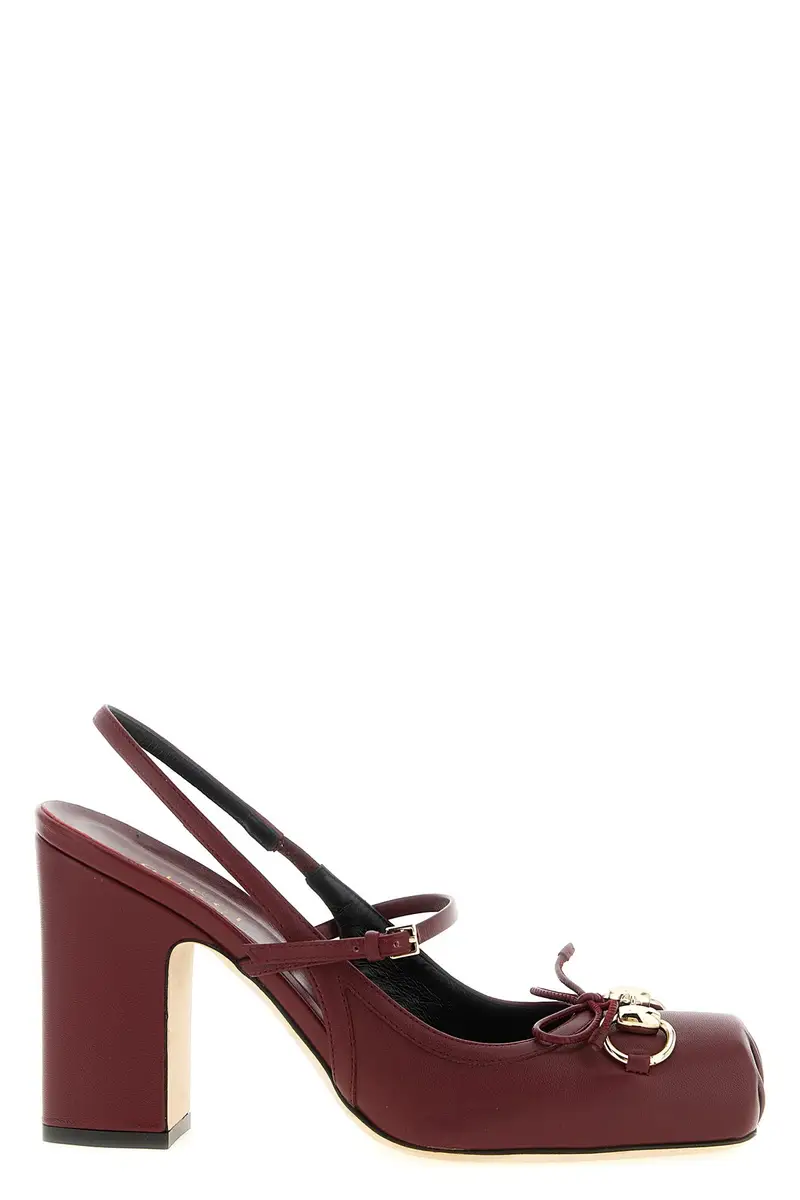 Slingback Gucci Rosso