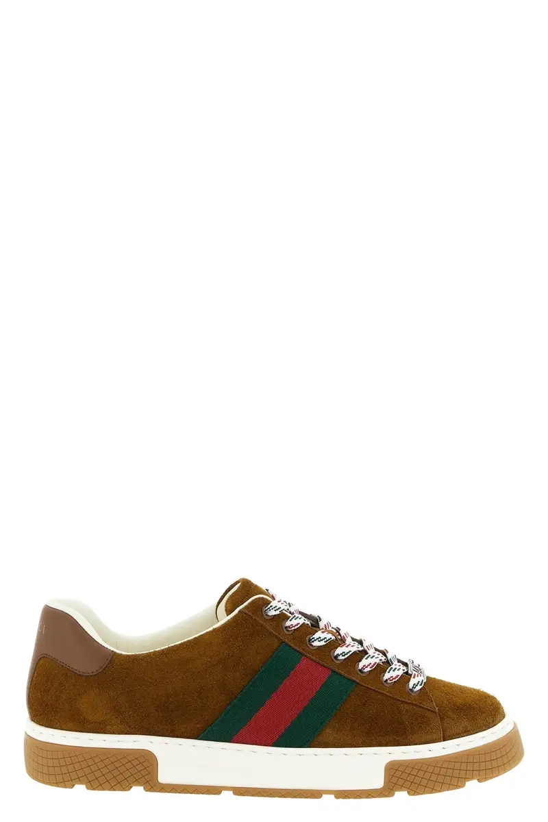 Sneaker Gucci Ace Marrone