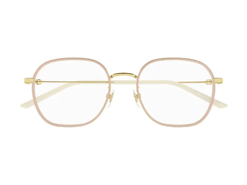 Unisex GG1198OA 002 Montature da vista Metallo Oro / Rosa Squadrata miniatura 2