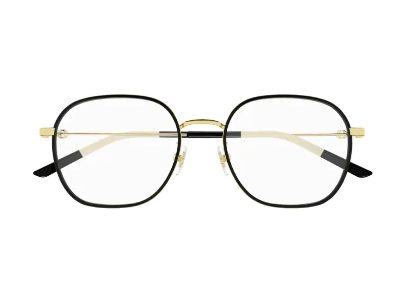 Unisex GG1198OA 003 Montature da vista Metallo Oro / Nero Squadrata miniatura 2