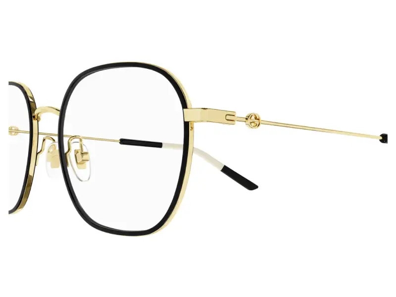 Unisex GG1198OA 003 Montature da vista Metallo Oro / Nero Squadrata miniatura 3