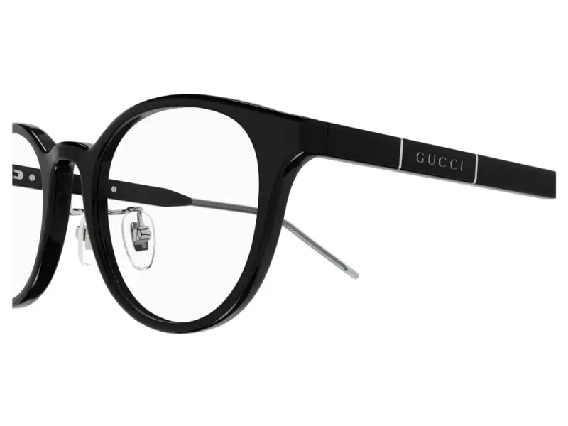 Unisex GG1229OJ 001 Montature da vista Acetato Nero Pantos miniatura 3