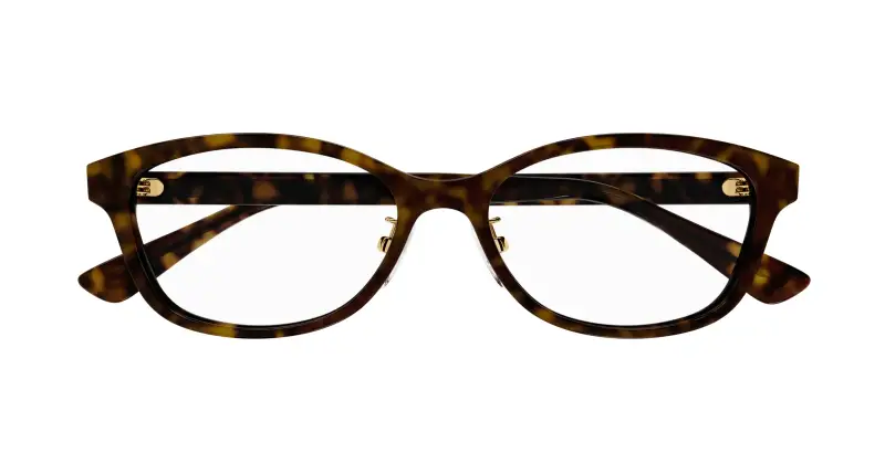 Unisex GG1612OJ 002 Montature da vista Acetato Havana Trasparente Rotonda miniatura 2