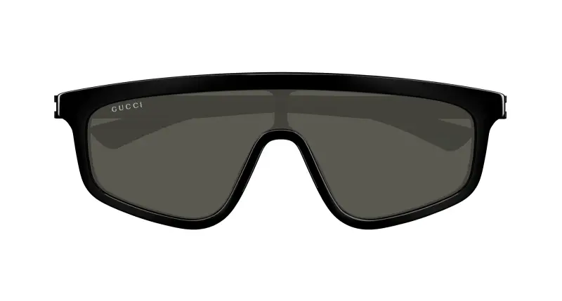 Unisex GG1736S 001 Occhiali da sole Iniettato Nero Grigio Maschera miniatura 2