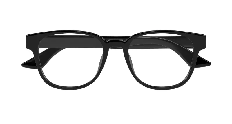 Unisex GG1746OA 001 Montature da vista Acetato Nero Trasparente Rotonda miniatura 2