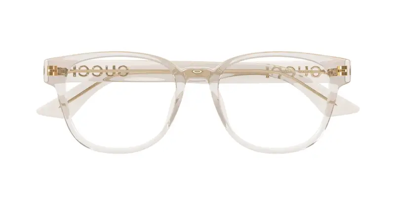 Unisex GG1746OA 002 Montature da vista Acetato Rosa Trasparente Rotonda miniatura 2