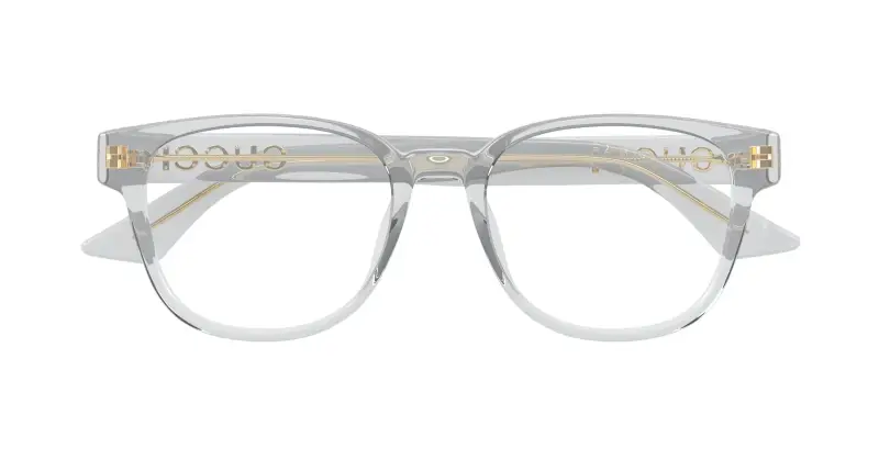 Unisex GG1746OA 003 Montature da vista Acetato Grigio Trasparente Rotonda miniatura 2