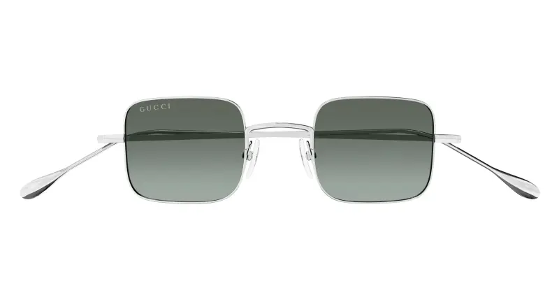 Unisex GG1813S 003 Occhiali da sole Metallo Argento Marrone Squadrata miniatura 2