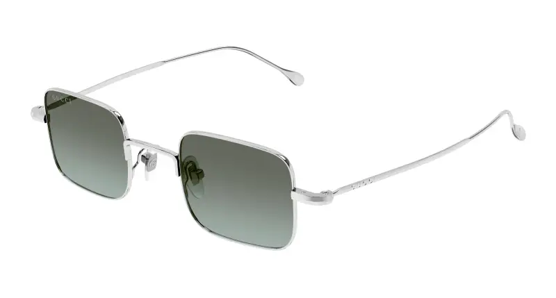Unisex GG1813S 003 Occhiali da sole Metallo Argento Marrone Squadrata