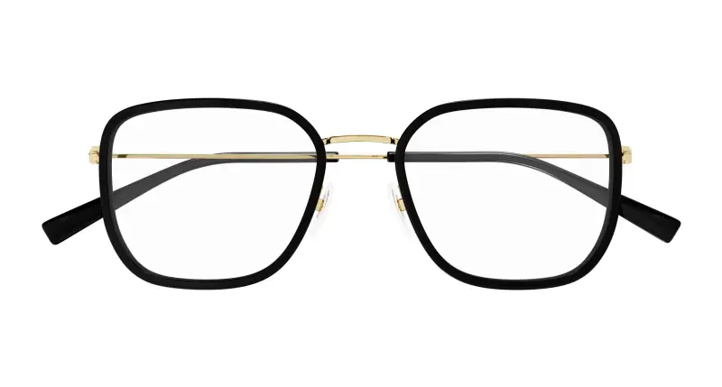 Unisex GG1852OA 001 Montature da vista Iniettato Nero Trasparente Squadrata miniatura 2