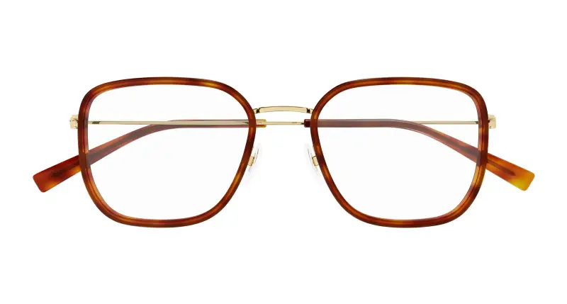 Unisex GG1852OA 002 Montature da vista Iniettato Havana Trasparente Squadrata miniatura 2