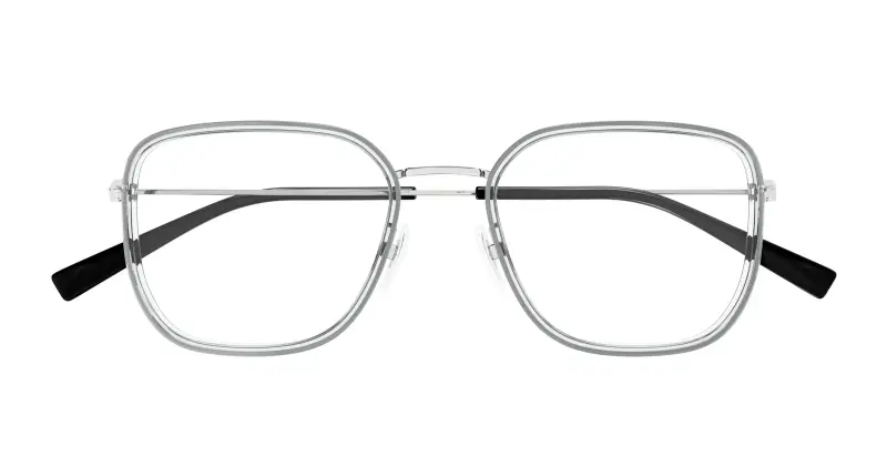 Unisex GG1852OA 004 Montature da vista Iniettato Grigio Trasparente Squadrata miniatura 2