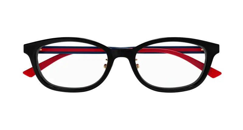 Unisex GG1903OJ 003 Montature da vista Acetato Nero Trasparente Squadrata miniatura 2