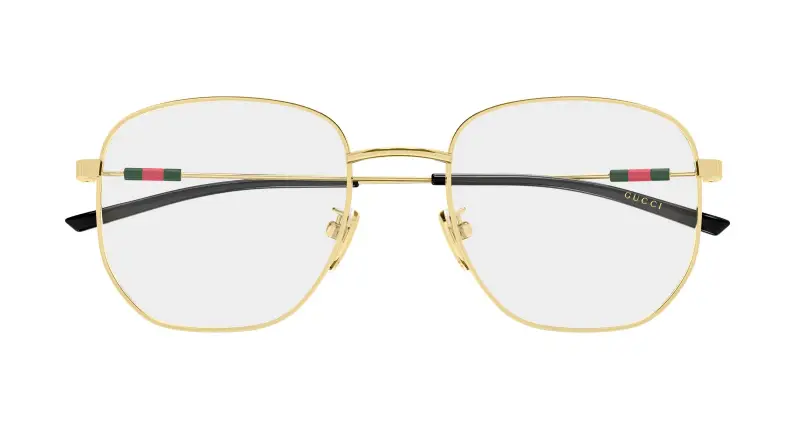 Unisex Gucci GG2140OK 001 Montature da vista Metallo Oro Trasparente Rotonda miniatura 2