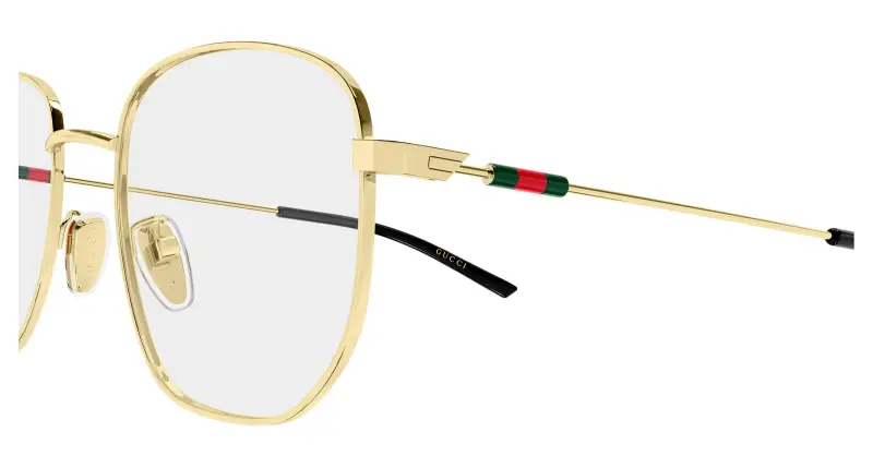Unisex Gucci GG2140OK 001 Montature da vista Metallo Oro Trasparente Rotonda miniatura 3