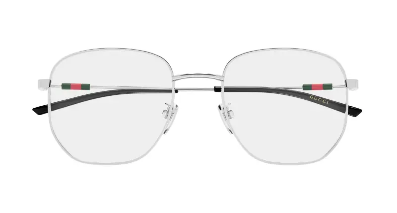 Unisex Gucci GG2140OK 002 Montature da vista Metallo Argento Trasparente Rotonda miniatura 2
